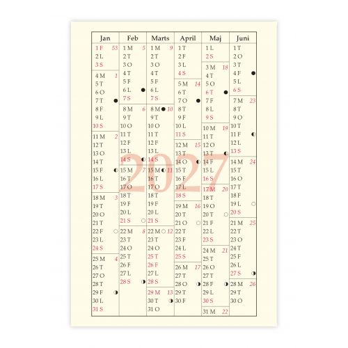 FILOFAX MÅNEDSOVERSIGT POCKET 2027