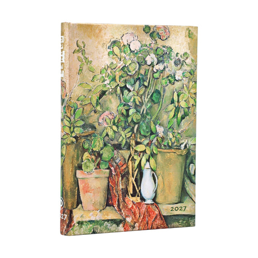 CAL-27 CEZANNE'S TERRACOTTA POTS AND FLOWERS MINI HORI