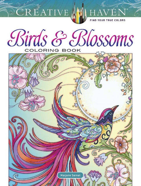 CREATIVE HAVEN BIRDS AND BLOSSOMS COLOURING
