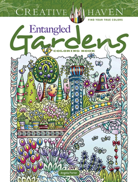 ENTANGLED GARDENS COLOURING