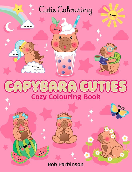 CAPYBARA CUTIES COLOURING BOOK
