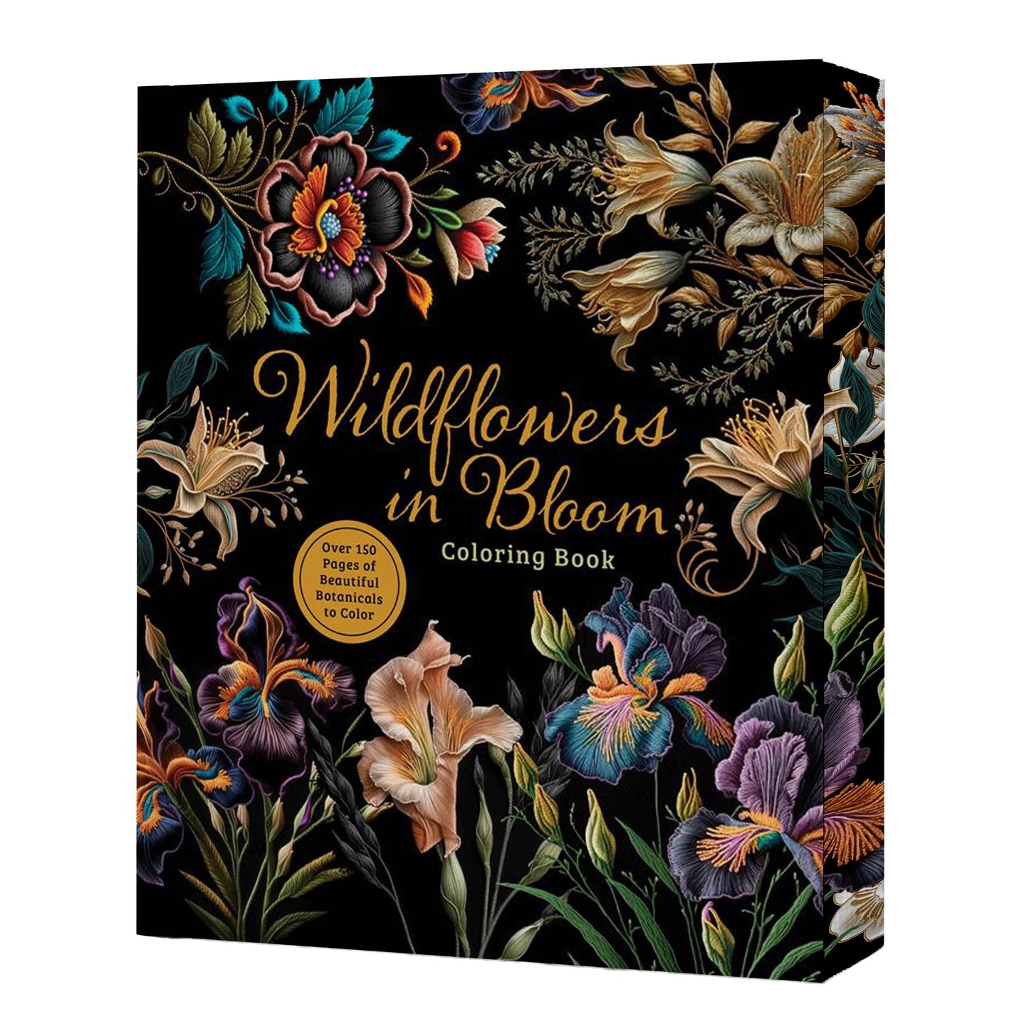 WILDFLOWERS IN BLOOM COLORING BOOK