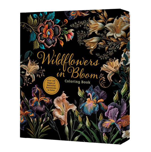 WILDFLOWERS IN BLOOM COLORING BOOK