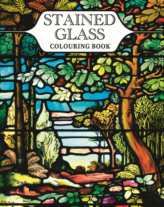 STAINED GLASS COLOURING BOOK
