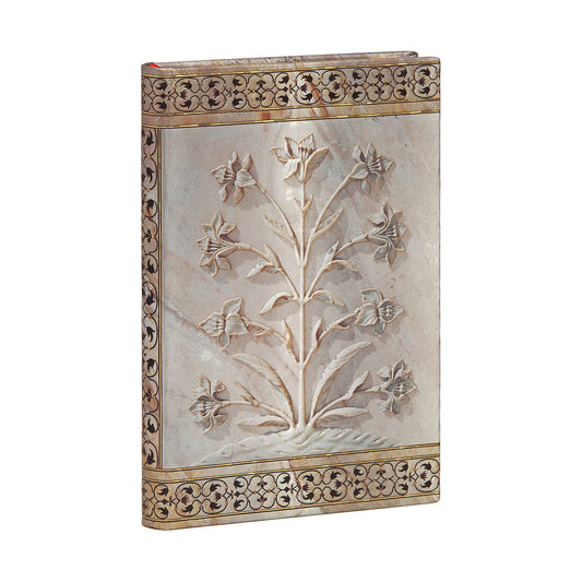 NOTESBOG TAJ MAHAL FLOWERS MINI. LINIERET