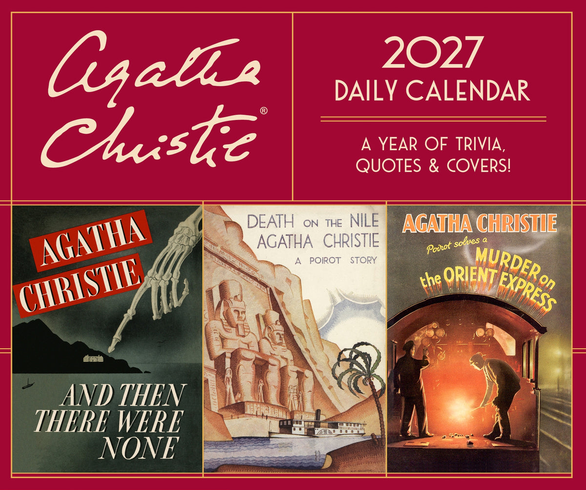 AGATHA CHRISTIE DAILY CALENDER 2027