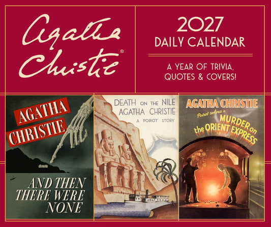 AGATHA CHRISTIE DAILY CALENDER 2027