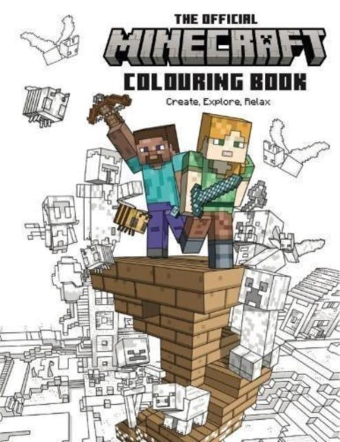 OFFICIAL MINECRAFT COLOURING BOOK