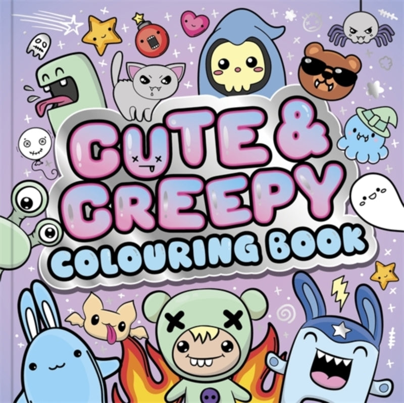 CUTE AND CREEPY COLOURING BOOK