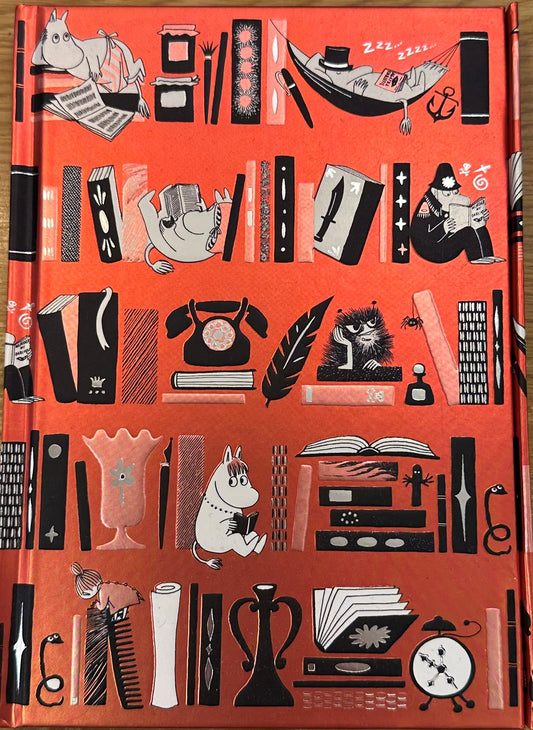 MAGNETISK NOTESBOG A5 MOOMIN BOOKSHELVES