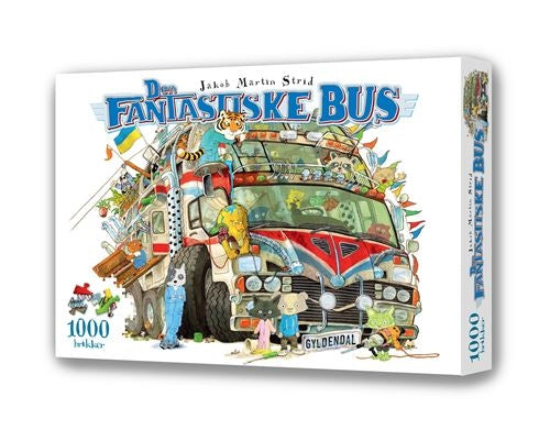 DEN FANTASTISKE BUS - PUSLESPIL 1000 BRIKKER
