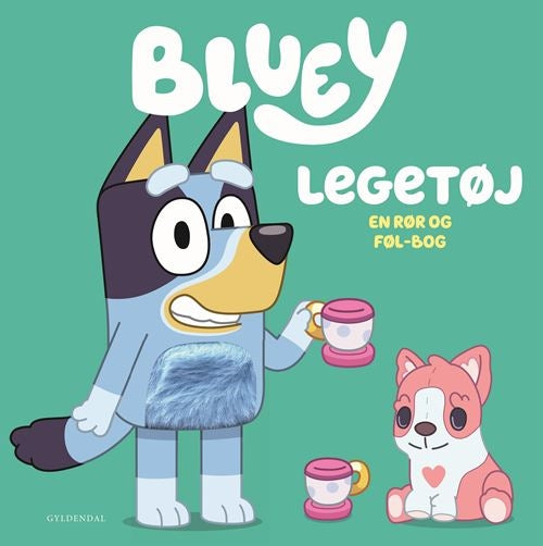 BLUEY - LEGETØJ. EN RØR OG FØL-BOG