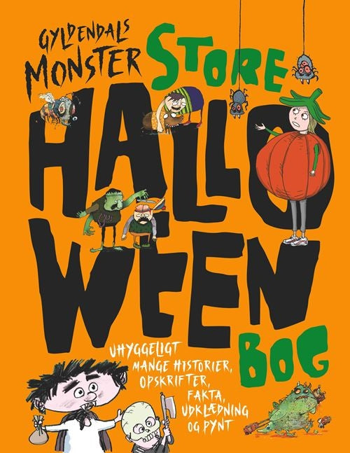 GYLDENDALS MONSTERSTORE BOG OM HALLOWEEN