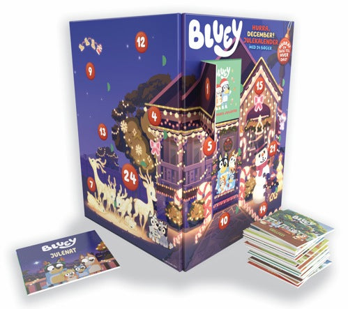 BLUEY – HURRA, DECEMBER! JULEKALENDER MED 24 BØGER