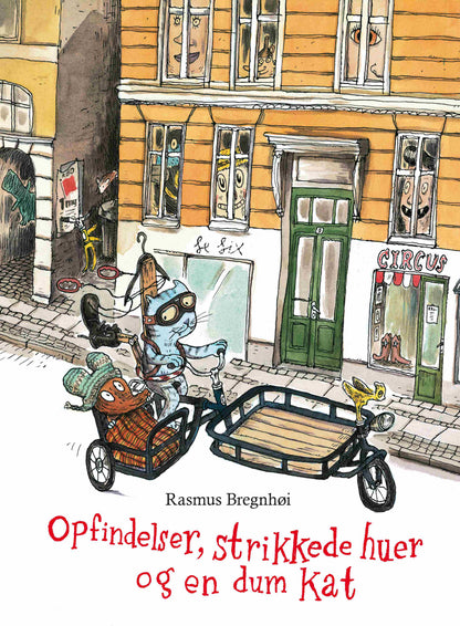 OPFINDELSER, STRIKKEDE HUER OG EN DUM KAT