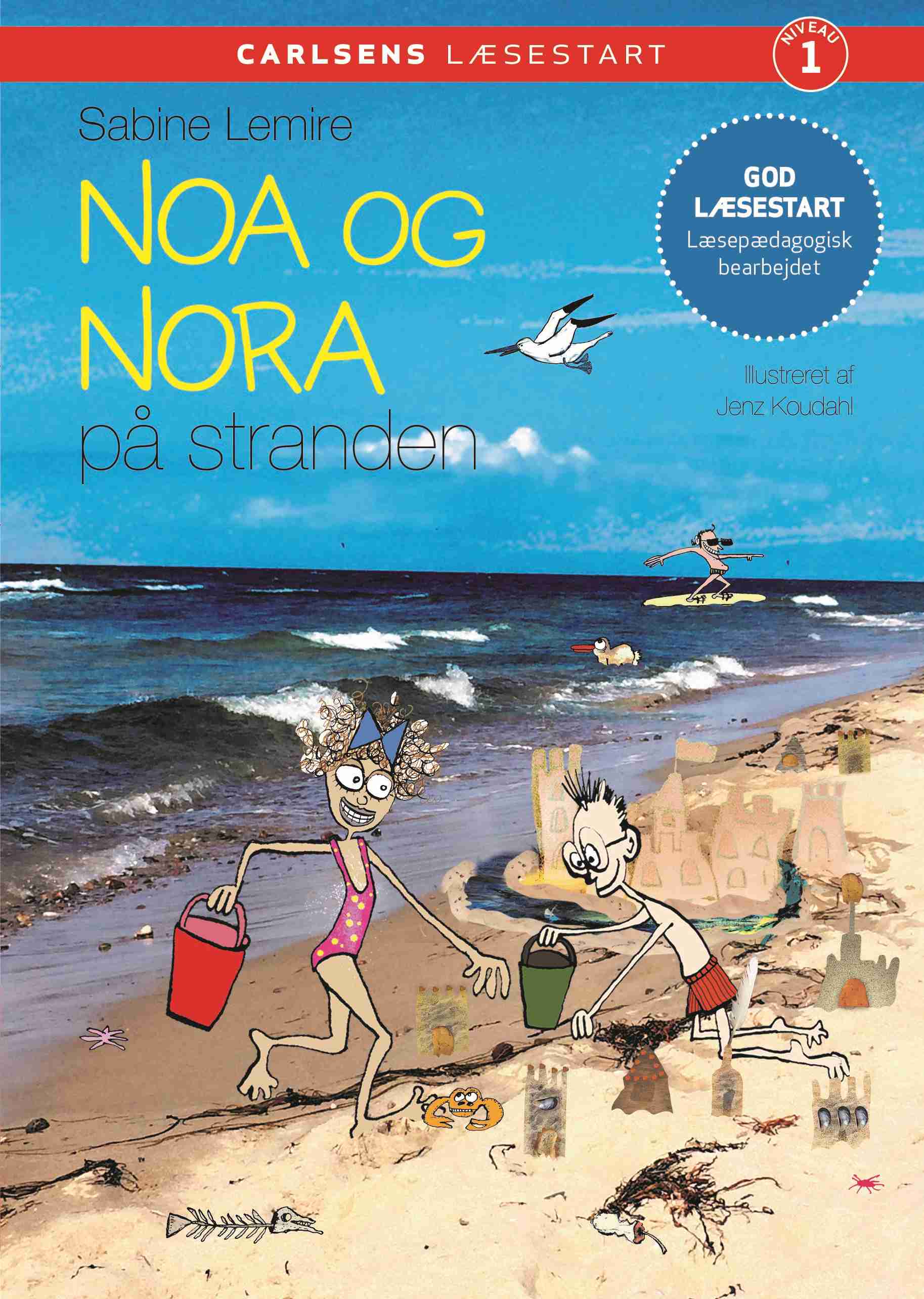 CARLSENS LÆSESTART - NOA OG NORA PÅ STRANDEN
