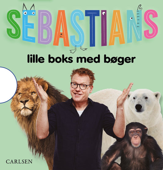 SEBASTIANS LILLE BOKS MED BØGER