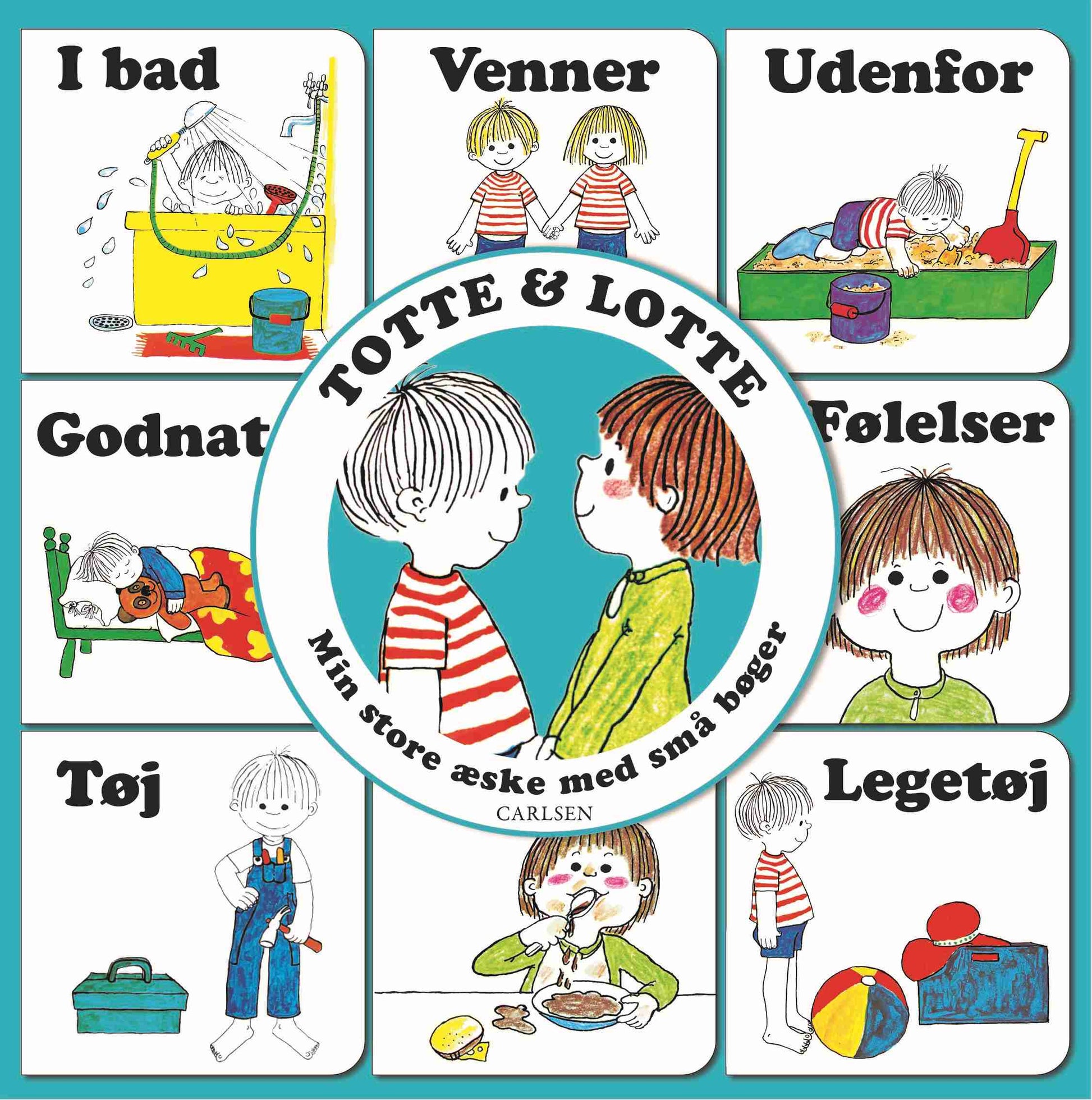 TOTTE & LOTTE: MIN STORE ÆSKE MED SMÅ BØGER