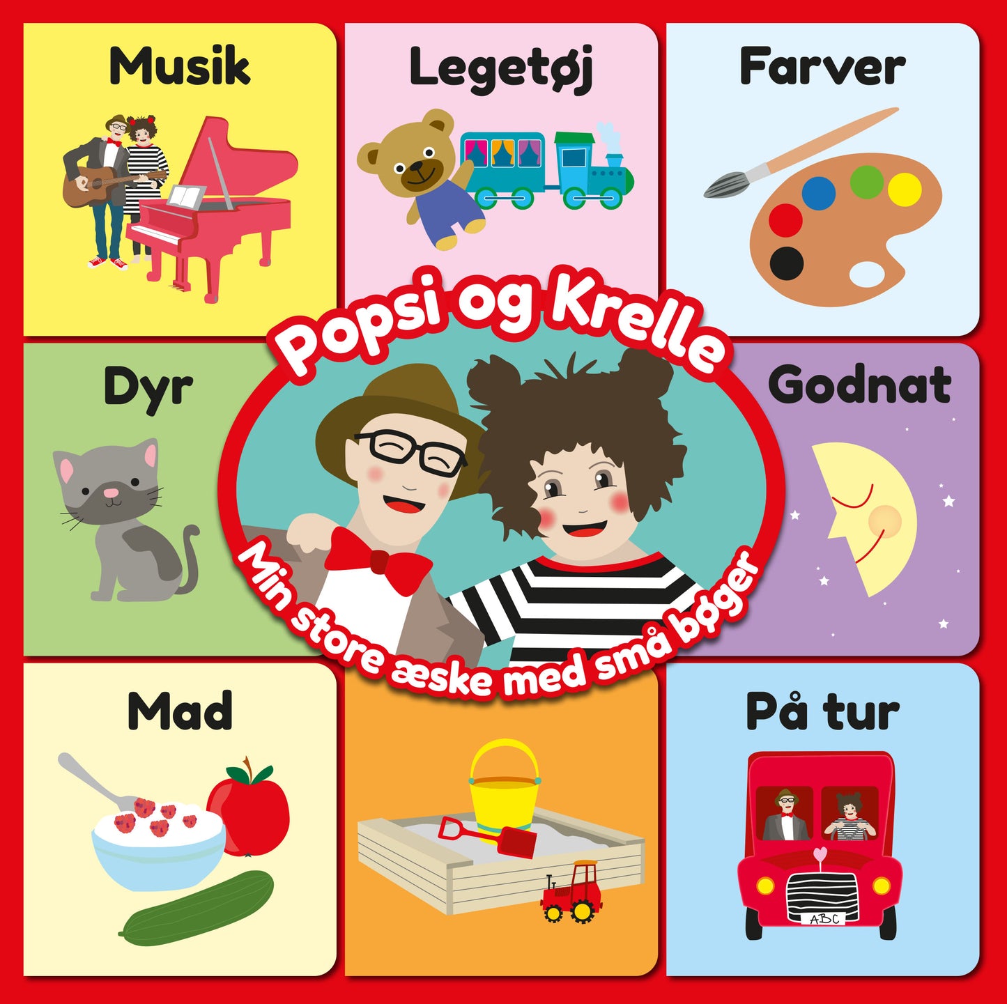 POPSI OG KRELLE: MIN STORE ÆSKE MED SMÅ BØGER