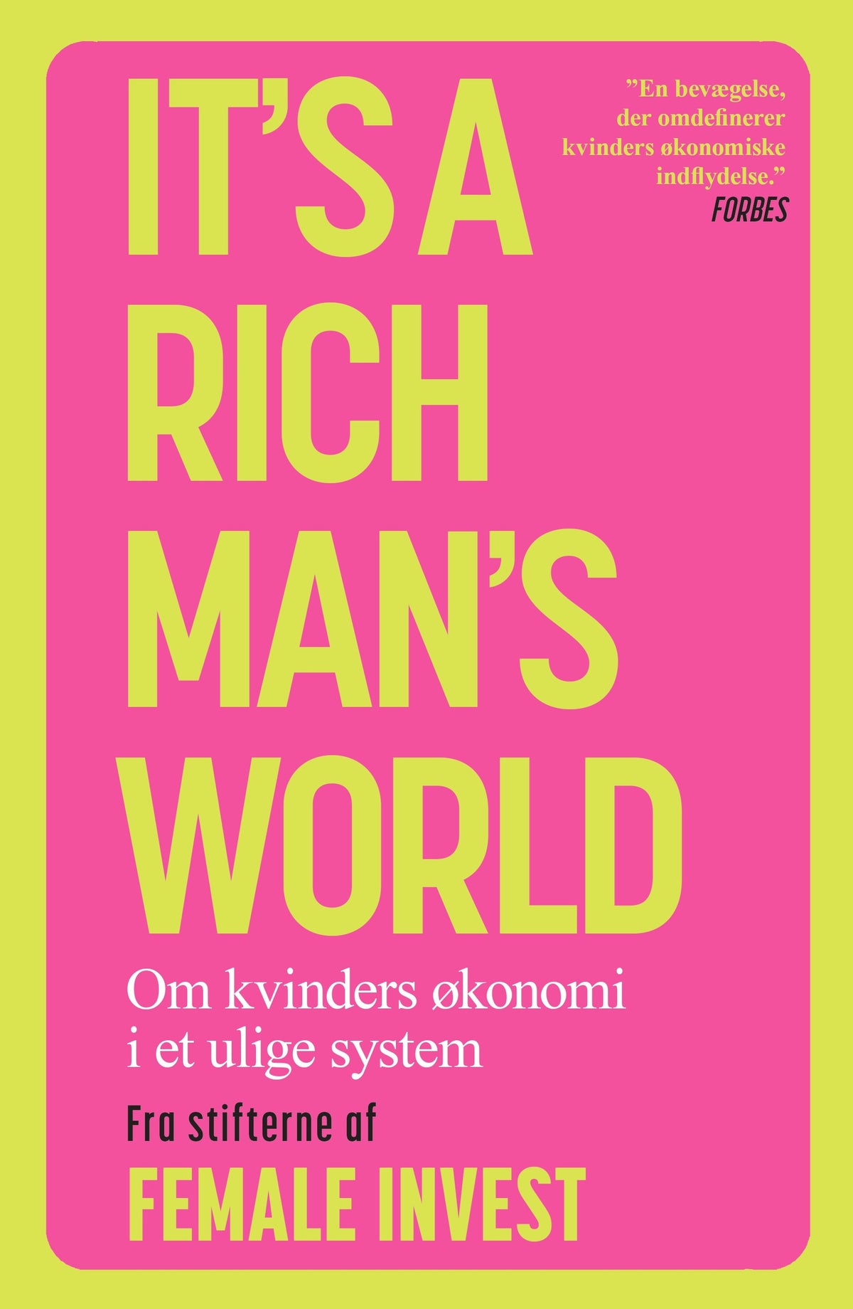 IT'S A RICH MAN'S WORLD