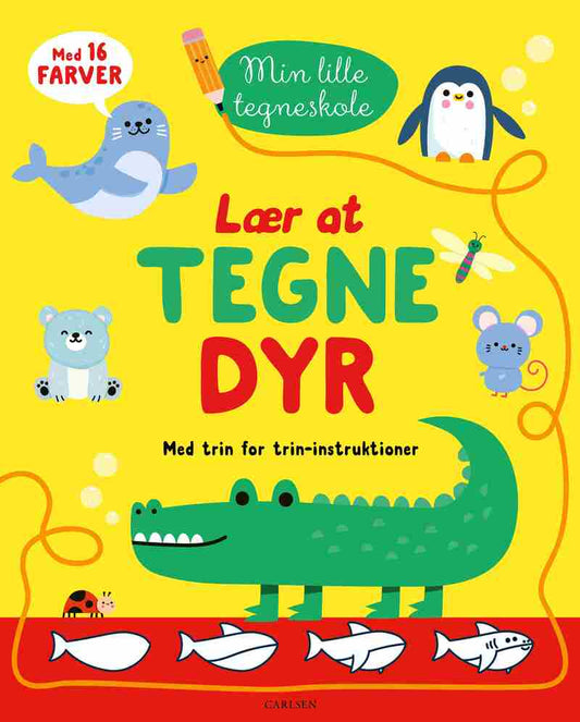LÆR AT TEGNE DYR - MED TRIN FOR TRIN-INSTRUKTIONER