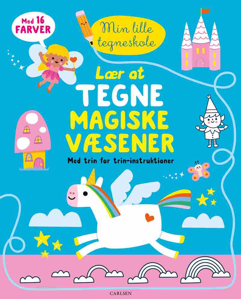 LÆR AT TEGNE MAGISKE VÆSENER - MED TRIN FOR TRIN-INSTRUKTIONER