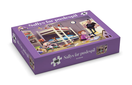 SALLYS FAR PUSLESPIL, 160 BRIKKER
