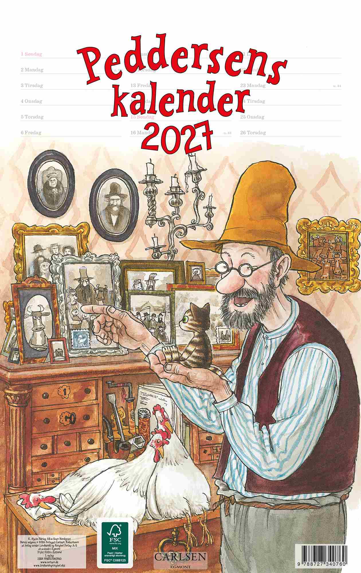 PEDDERSENS KALENDER 2027