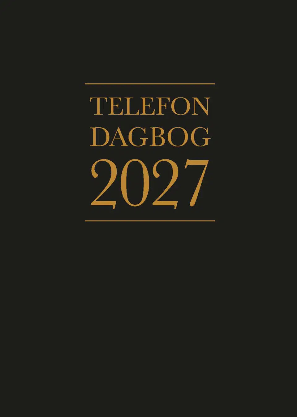 TELEFONDAGBOG 2027