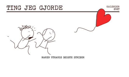 TING JEG GJORDE KALENDER 2027