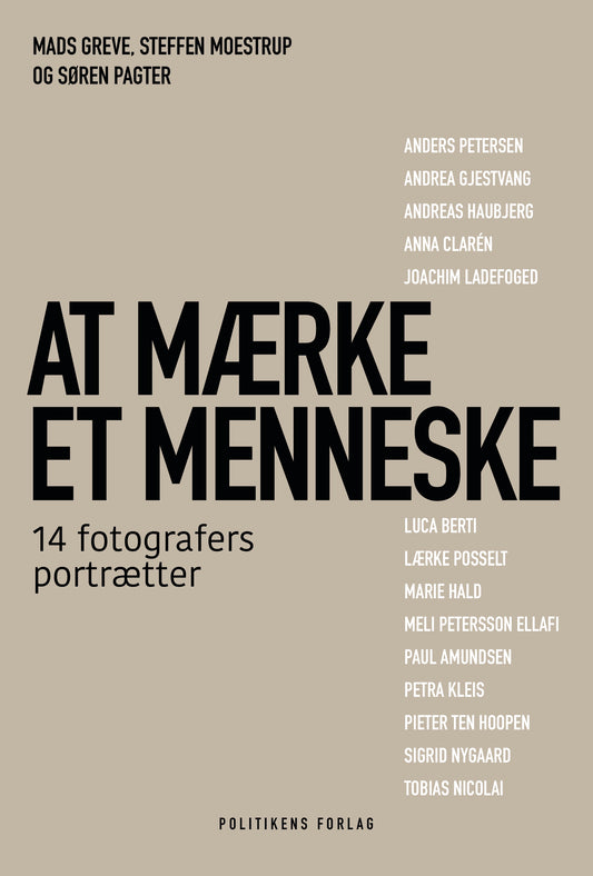 AT MÆRKE ET MENNESKE