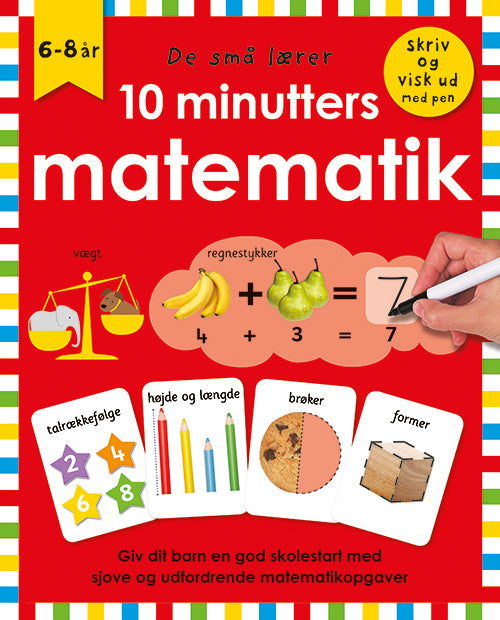 DE SMÅ LÆRER 10 MINUTTERS MATEMATIK SKRIV OG VISK 