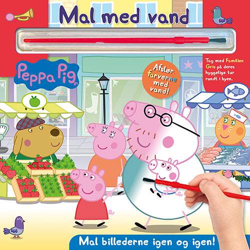 PEPPA PIG - MAL MED VAND - GURLI GRIS (BOG MED PEN