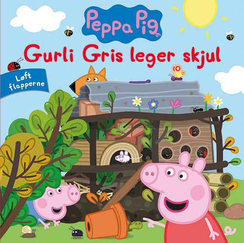 PEPPA PIG - GURLI GRIS LEGER SKJUL - LØFT FLAPPERN