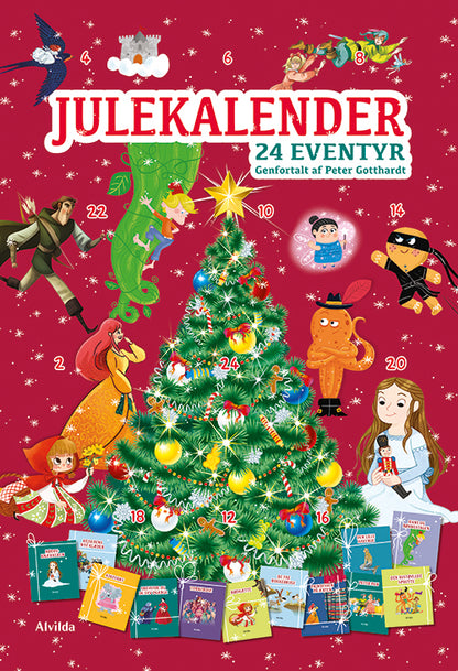 EVENTYR JULEKALENDER - MED 24 BILLEDBØGER