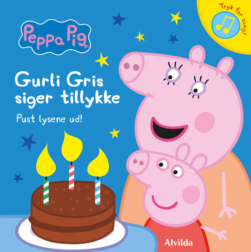 PEPPA PIG - GURLI GRIS SIGER TILLYKKE