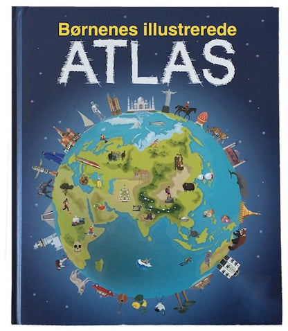 BØRNENES ILLUSTREREDE ATLAS - REVIDERET UDGAVE