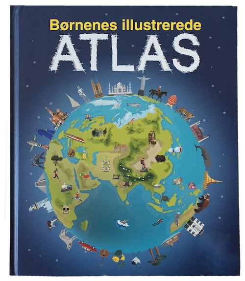 BØRNENES ILLUSTREREDE ATLAS - REVIDERET UDGAVE