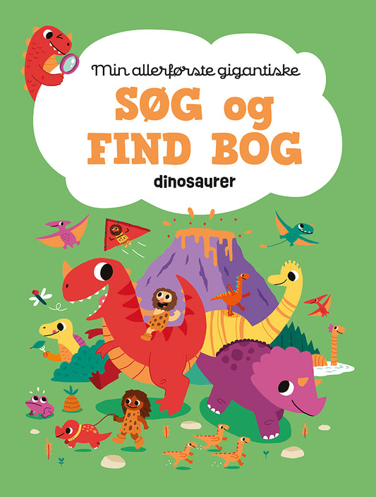 MIN ALLERFØRSTE GIGANTISKE SØG OG FIND BOG DINOSAURER