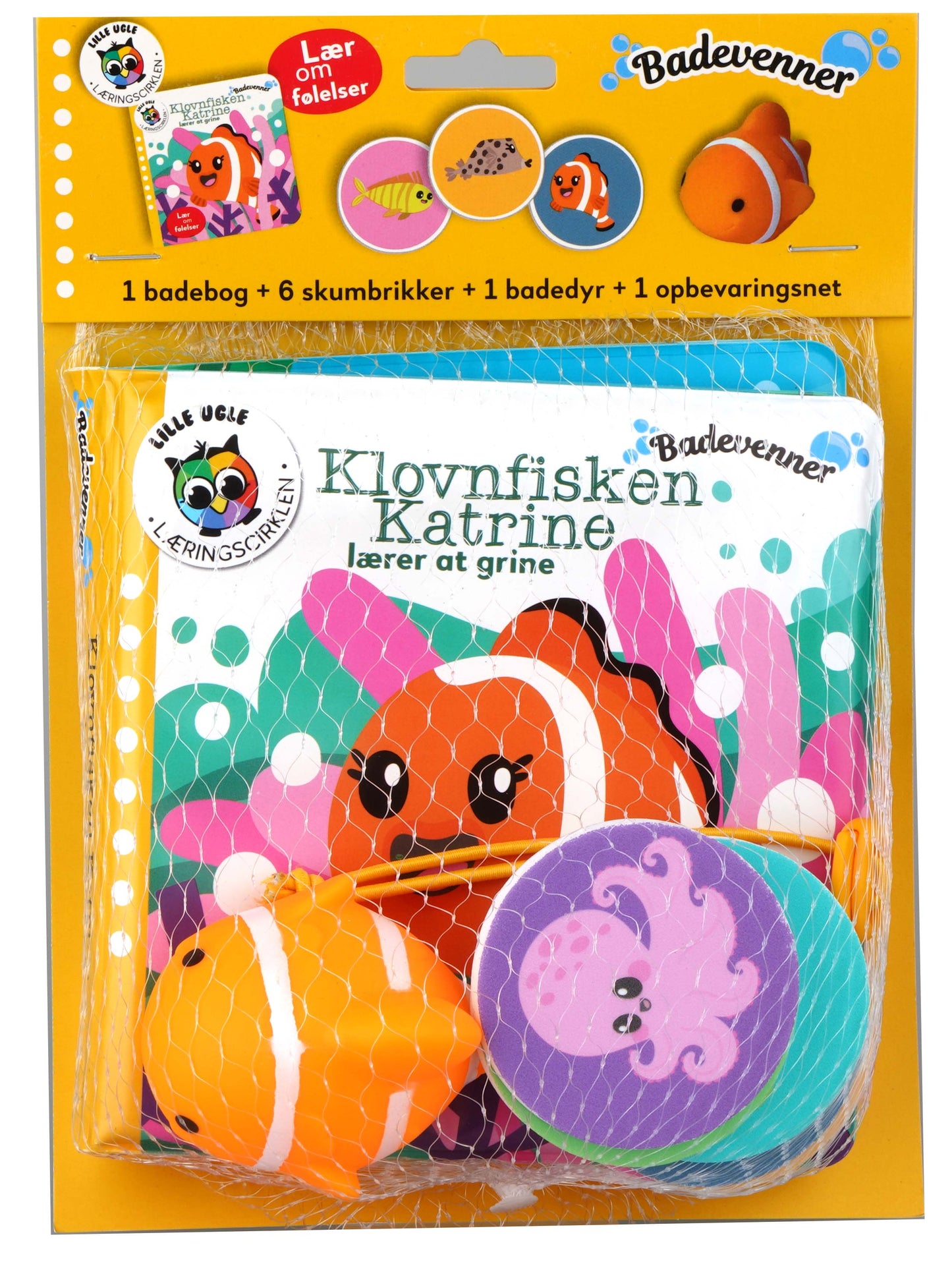 BADEVENNER - KLOVNEFISKEN KATRINE LÆRER AT GRINE