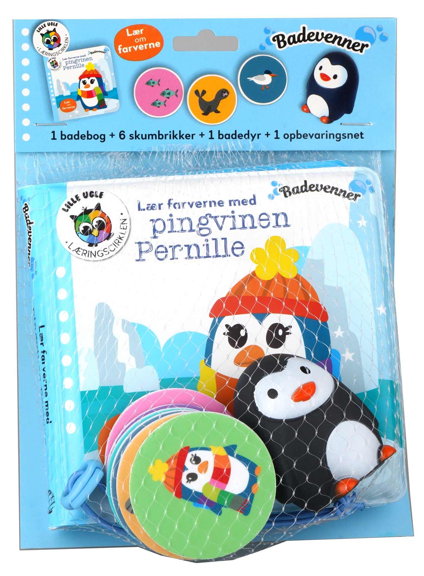 BADEVENNER - LÆR FARVERNE MED PINGVINEN PERNILLE
