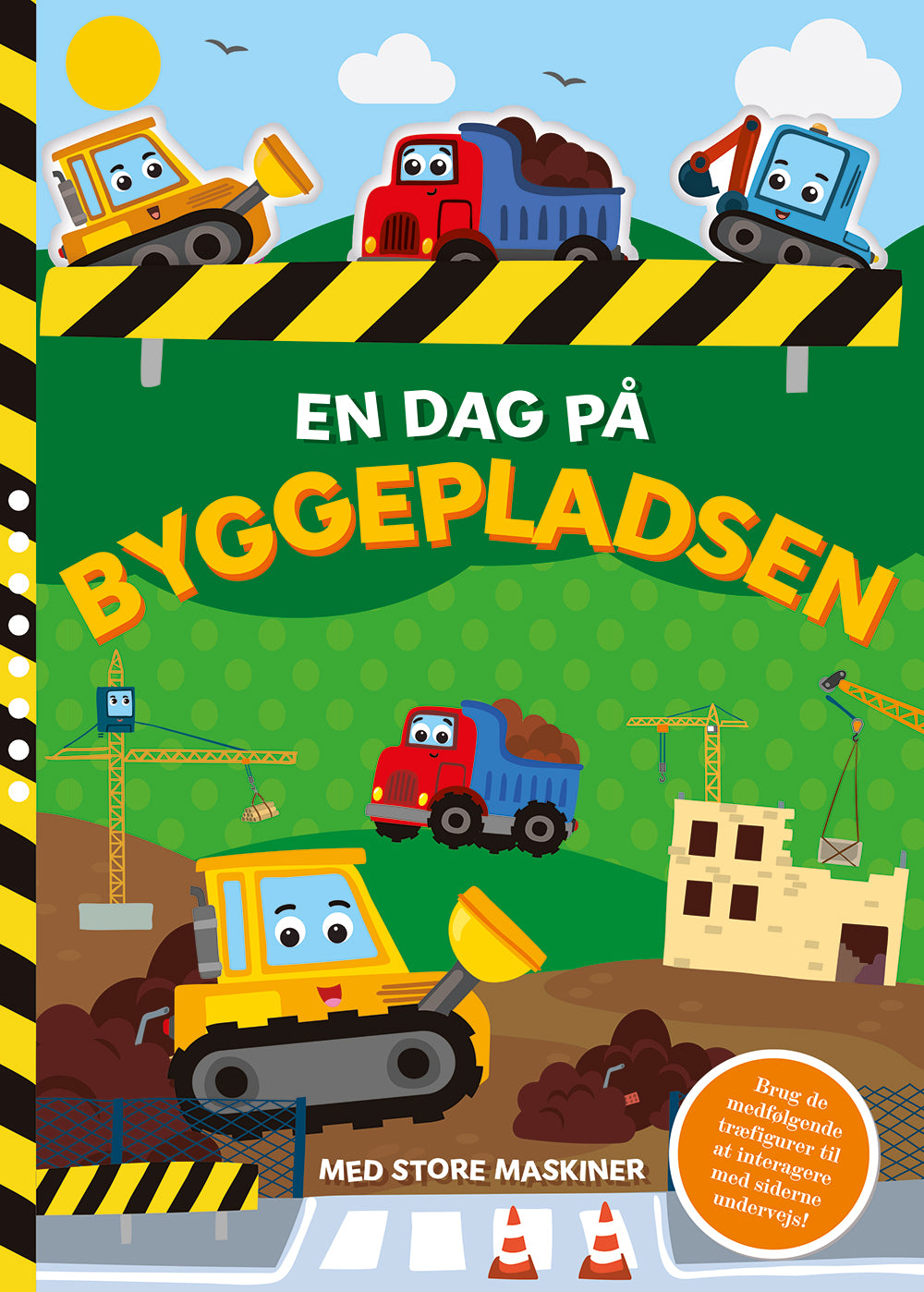 EN DAG PÅ BYGGEPLADSEN MED STORE MASKINER