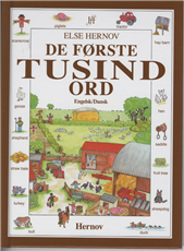 DE FØRSTE TUSIND ORD - ENGELSK/DANSK