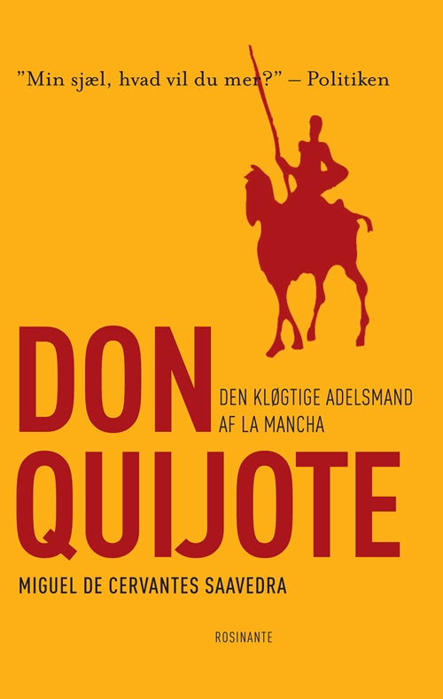 DEN KLØGTIGE ADELSMAND DON QUIJOTE AF LA MANCHA