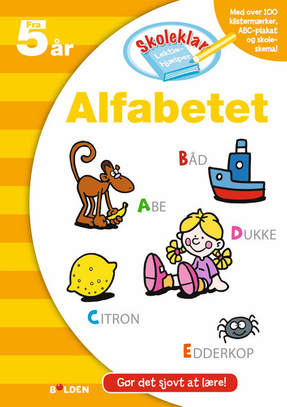 SKOLEKLAR LEKTIEHJÆLPER ALFABETET