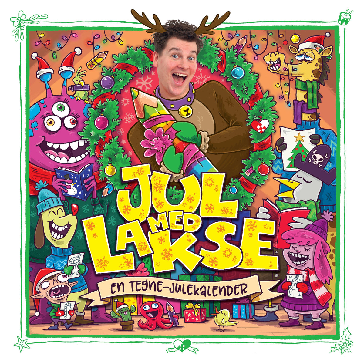 JUL MED LAKSE 2025 - EN TEGNE-JULEKALENDER