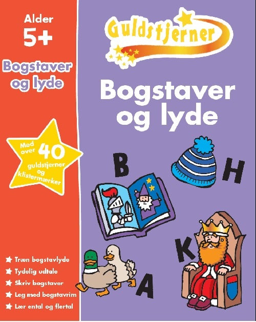 GULDSTJERNER - BOGSTAVER OG LYDE
