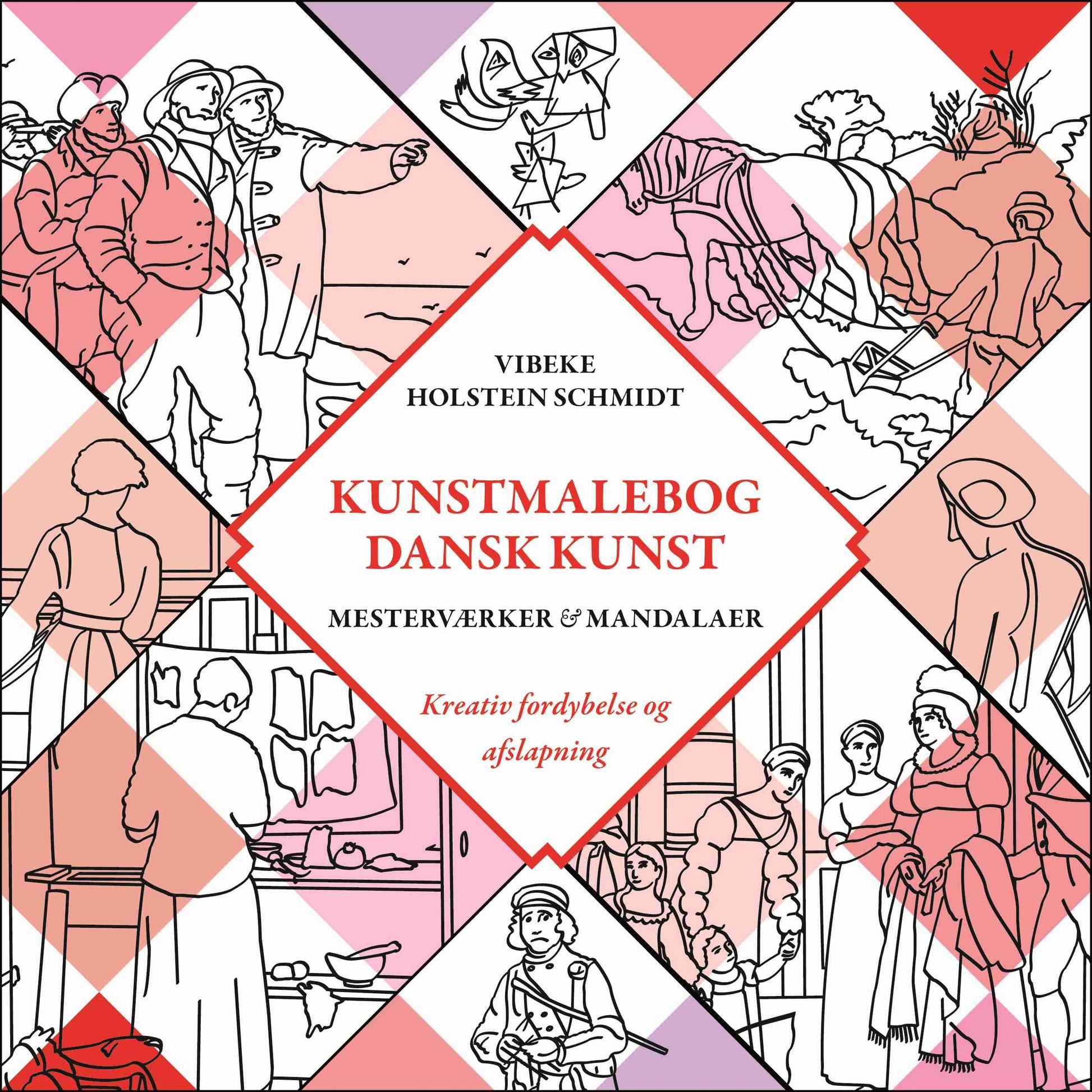 KUNSTMALEBOG DANSK KUNST
