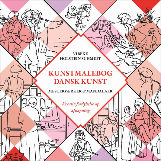 KUNSTMALEBOG DANSK KUNST