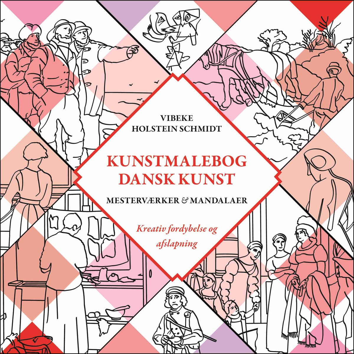 KUNSTMALEBOG DANSK KUNST